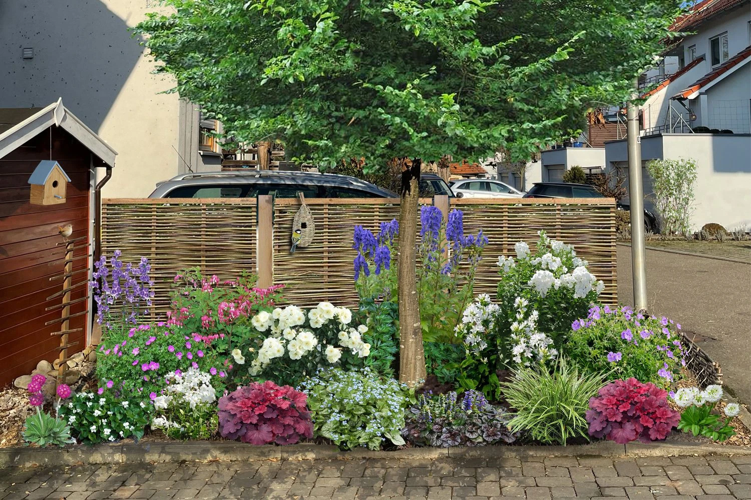 Blütenland (Üppig Gestalteter Halbschatten) 4 Blütenland (Üppig Gestalteter Halbschatten) – Bild 2