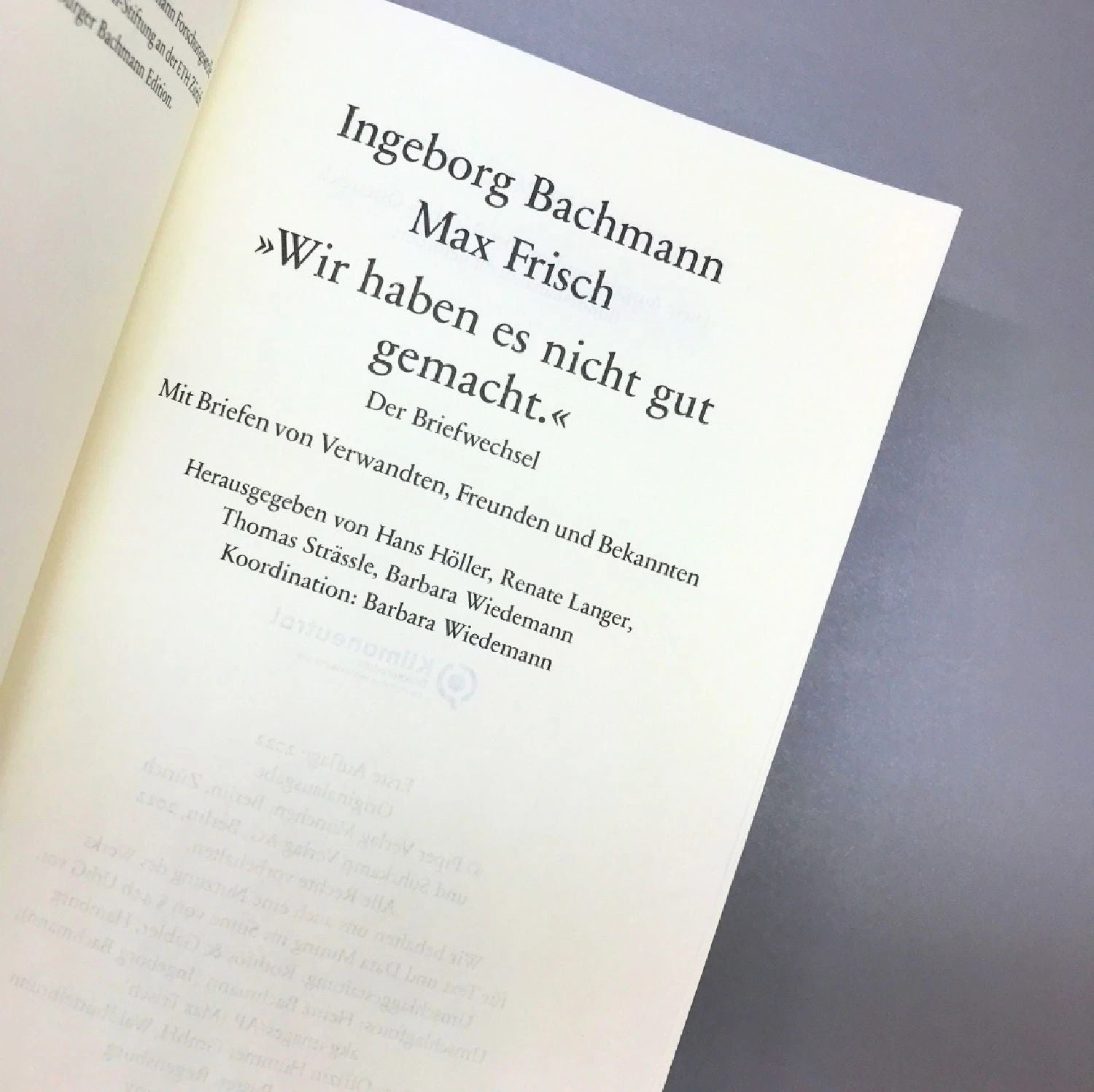 Wir Haben Es Nicht Gut Gemacht (Bachmann/Frisch) 5 Wir Haben Es Nicht Gut Gemacht (Bachmann/Frisch) – Bild 3